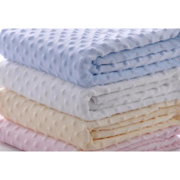 DOT Mink Fleece Double Layer Colorful Blanket